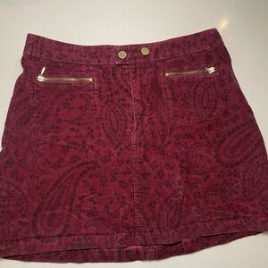 Abercrombie & Fitch corduroy skirt